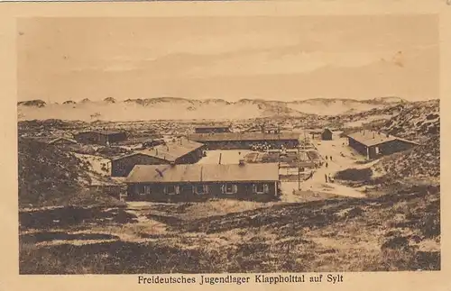 Nordseebad Westerland auf Sylt, Freideutsches Jugenlager Klappholttal ngl F6415