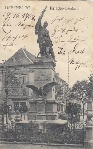 Offenburg, Krieger-Denkmal gl1907 F2902