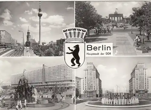 Berlin, Mehrbildkarte gl1972 F6873