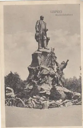 Leipzig, Bismarckdenkmal feldpgl1916? F2917