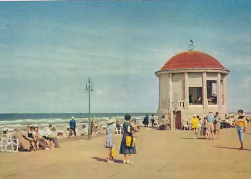 Nordseebad Borkum, Kurpromenade mit Musikpavillon ngl F8953