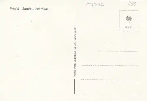 Wedel-Schulau, Fährhaus ngl F5722