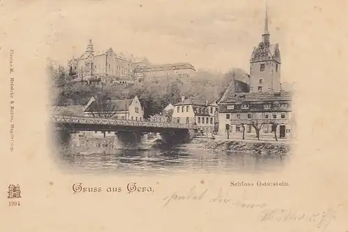 Gera, Schloss Osterstein bahnpgl1898 F2947