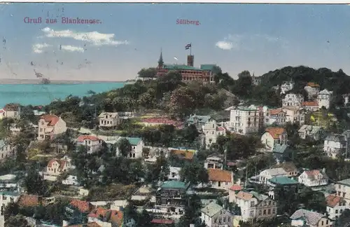 Gruß aus Blankenese (Hamburg), Süllberg gl1917 F5101