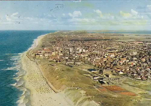 Nordseebad Westerland auf Sylt, Luftbild gl1965 F6470