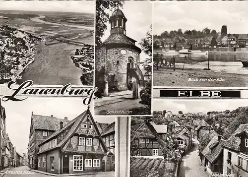 Lauenburg an der Elbe, Mehrbildkarte gl1970 F5765