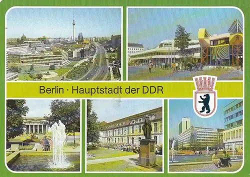 Berlin, Mehrbildkarte glum 1970? F6943