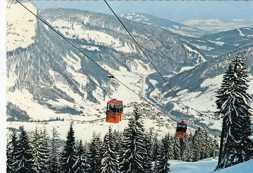 Mellau, Bregenzerwald, Vorarlberg, Gondelbahn ngl F3294