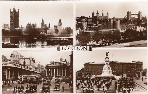 London, Mehrbildkarte ngl F3950