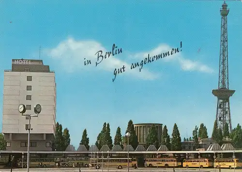 Berlin, Funkturm, SFB-Gebäude, Omnibusbahnhof ngl F6973