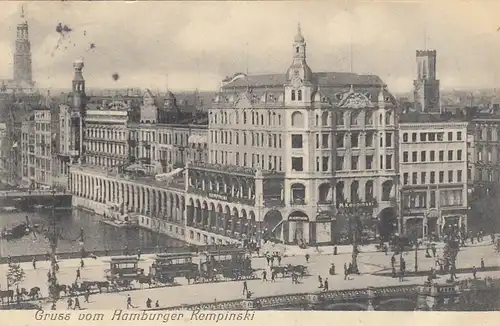 Hamburg, Gruss vom Hamburger Kempinski gl1903 F5158