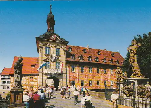 Bamberg an der Regnitz, Altes Rathaus ngl F4018
