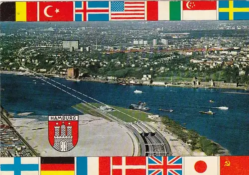 Hamburg, Neuer Elbtunnel glum 1980? F5227