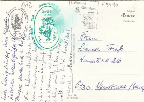 Bayerisch Eisenstein, Grüße vom Schwellhäusl glum 1970? F3490