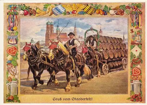 München, Gruß vom Oktoberfest! ngl F3085