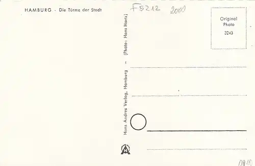 Hamburg, Die Türme der Stadt ngl F5212