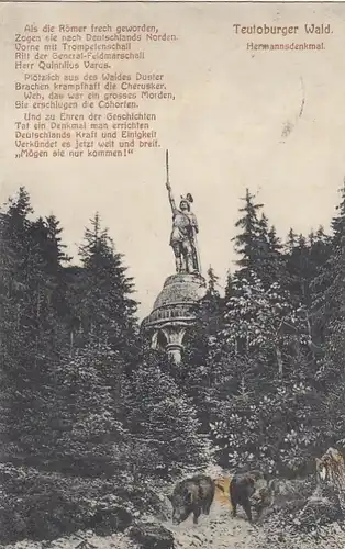 Hermannsdenkmal im Teutoburger Wald gl1912 F6694