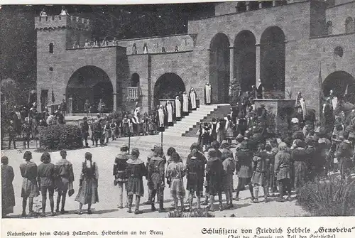 Heidenheim/Brenz, Schloß Hellenstein, Naturtheater, "Genoveva" ngl F9619