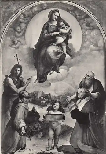RAFFAELO, Madonna di Filigno, Citta' del Vatican ngl F3553