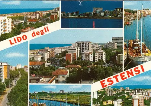 Lido degli Estensi, Mehrbildkarte gl1971 F4117