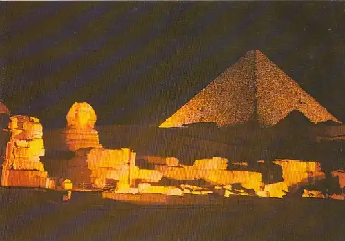 Ägypten: Giza, Sound an Light at the Pyramids ngl F5274
