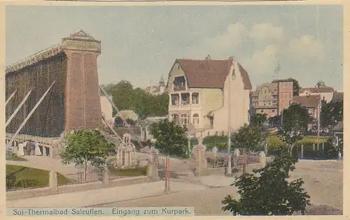 Sol-Thermalbad Salzuflen, Eingang zum Kurpark ngl F6806