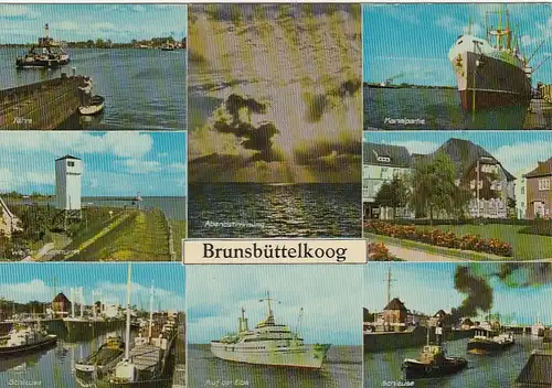 Brunsbüttelkoog, Mehrbildkarte gl1968 F6132
