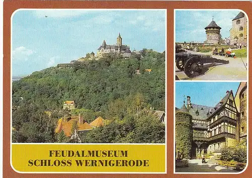 Wernigerode am Harz, Schloß, Mehrbildkarte ngl F9335