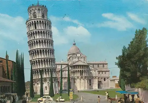Pisa, Torre pendente e Abside del Duomo gl1981 F4197