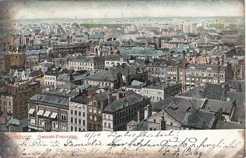 Hamburg, Gesamt-Panorama gl1905 F5337