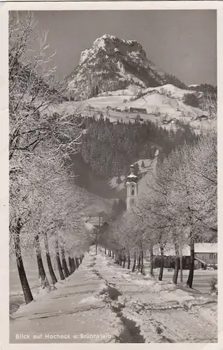 Blick auf Hocheck und Brünnstein glum 1935? F3679