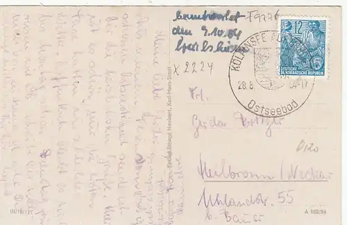 Insel Usedom, Ostseebad, Kölpinsee gl1964 F9776