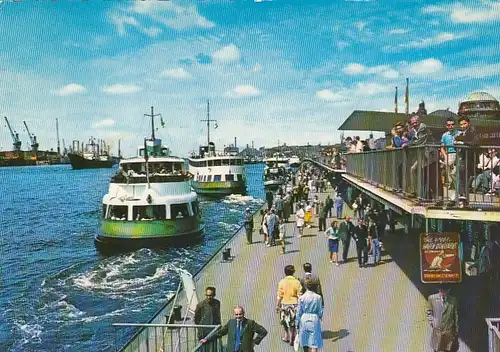 Hamburg, St.Pauli Landungsbrücke gl1970 F5591