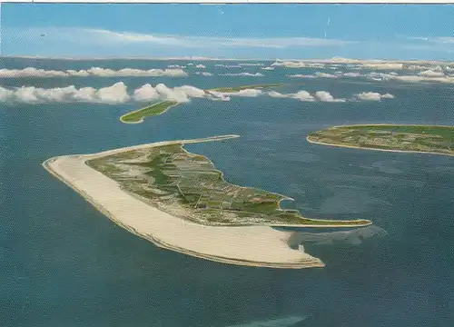Nordsee-Insel Amrum, mit Föhr und Südspitze von Sylt ngl F6353