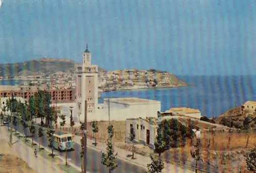 Ceuta, La Mezquita, Al fondo et Monte Hacho ngl F3380