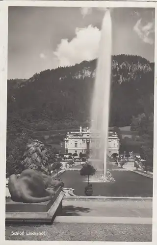 Ettal, Königl. Schloss Linderhof, Große Fontaine ngl F9882