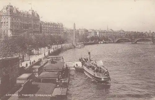 London, Thames Embankment gl1922 F3426