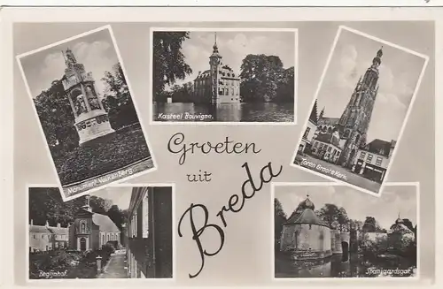 Groeten uit Breda, Mehrbildkarte ngl F9545