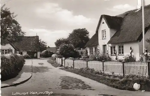 Keitum auf Sylt, Straßenbild ngl F6438