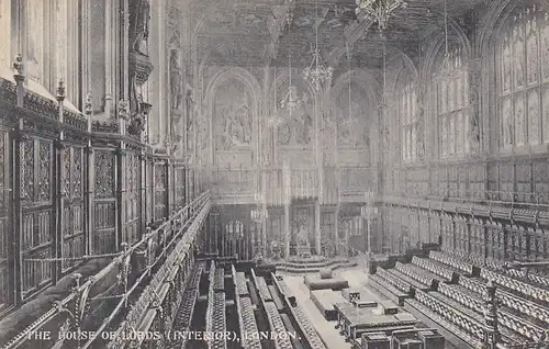 London, The House of Lords, Interior ngl F9569