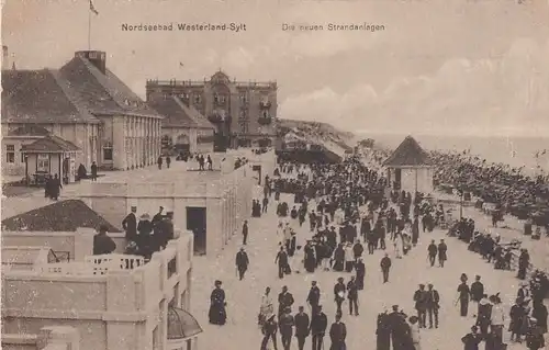 Nordseebad Westerland auf Sylt, Die neuen Strandanlagen ngl F6450