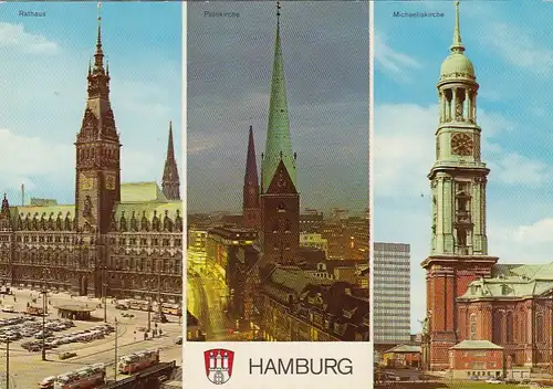 Hamburg, Mehrbildkarte ngl F5557