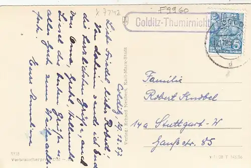 Colditz (Kr.Grimma), Teilansicht gl1960 F9960