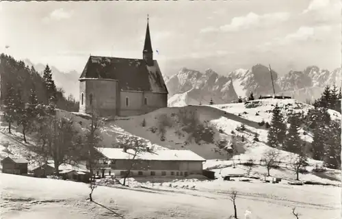 Am Streichen, Chiemgau, Blick auf Kaisergebirge ngl F9975