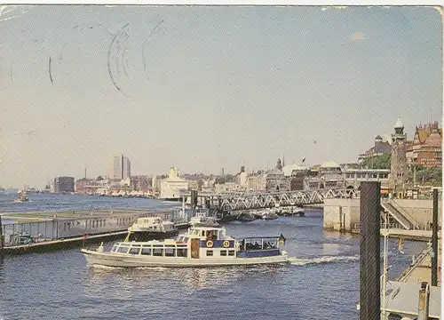Hamburg, St.Pauli Landungsbrücken gl1985 F5606