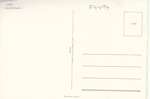 Tunesien, Tunis, Bab el Khadra ngl F4494