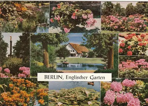 Berlin, Englischer Garten (im Tiergarten) Mehrbildkarte gl1972 F7275