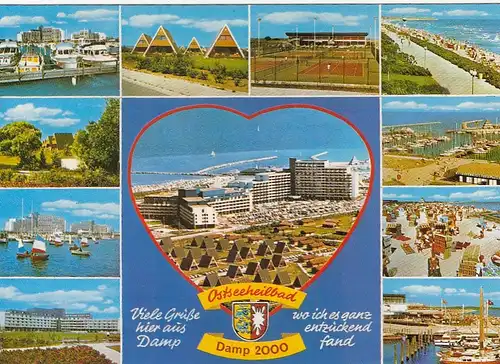 Damp, Ostsee, Mehrbildkarte gl1986 F7609