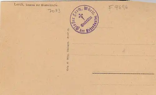 Lorch/Württ. Klosterkirche Inneres ngl F9696