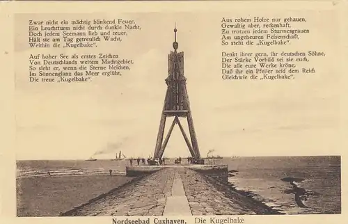 Nordseebad Cuxhaven, Die Kugelbake ngl F5954